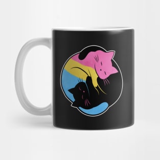 Pansexual Eternal Yin Yang Cat Mug